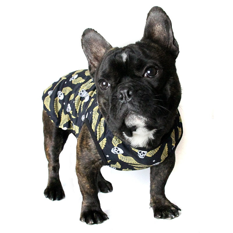 Summer Pet Dog Clothes for Small Dogs Clothing French Bulldog Cotton Vest Dog Accessories Chihuahua Cool Tshirt Pug Tee