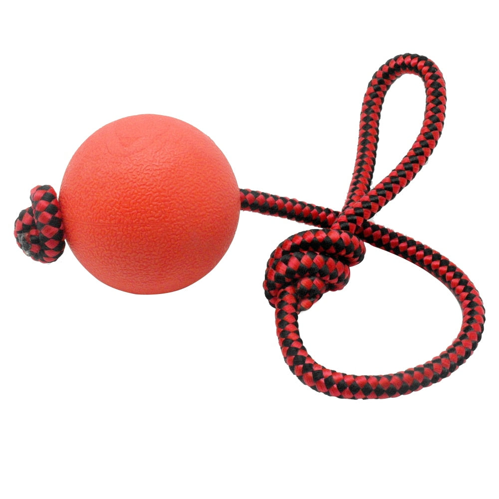 Durable Dog Toys Interactive Cotton Rope Pet Puppy Dog Toy Chew Ball Squeaky Bite Resistant Toys For Small Large Dogs Training