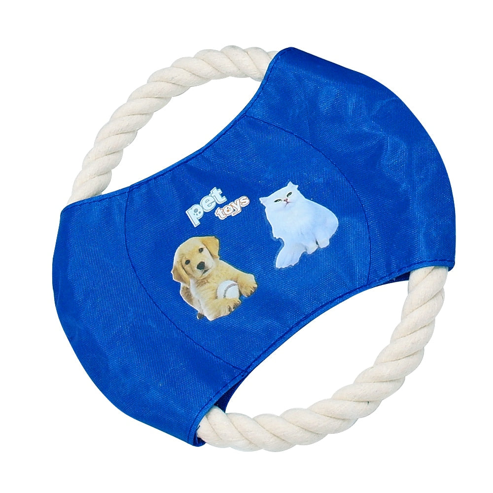 Durable Dog Toys Interactive Cotton Rope Pet Puppy Dog Toy Chew Ball Squeaky Bite Resistant Toys For Small Large Dogs Training